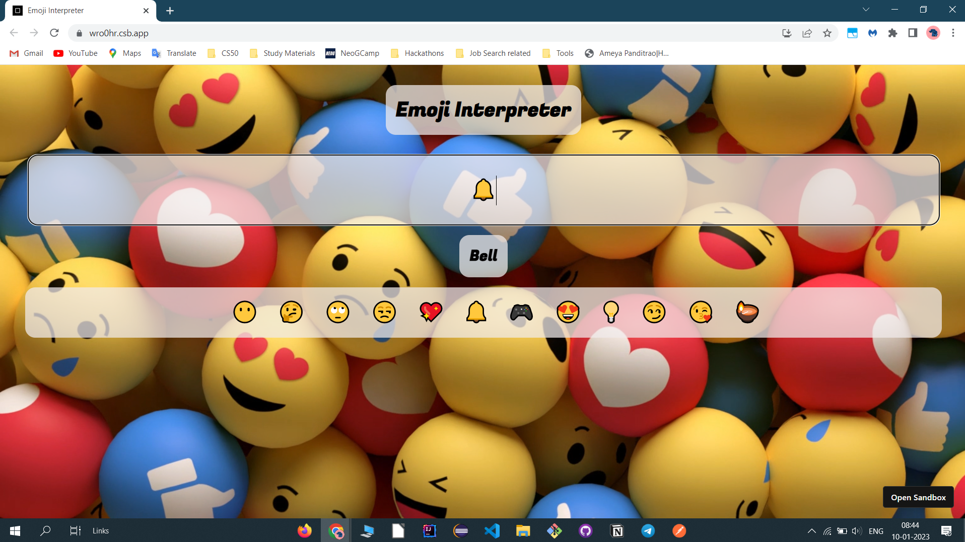 GitHub - AmeyaP29/mark-8-emoji-interpreter: Created with CodeSandbox