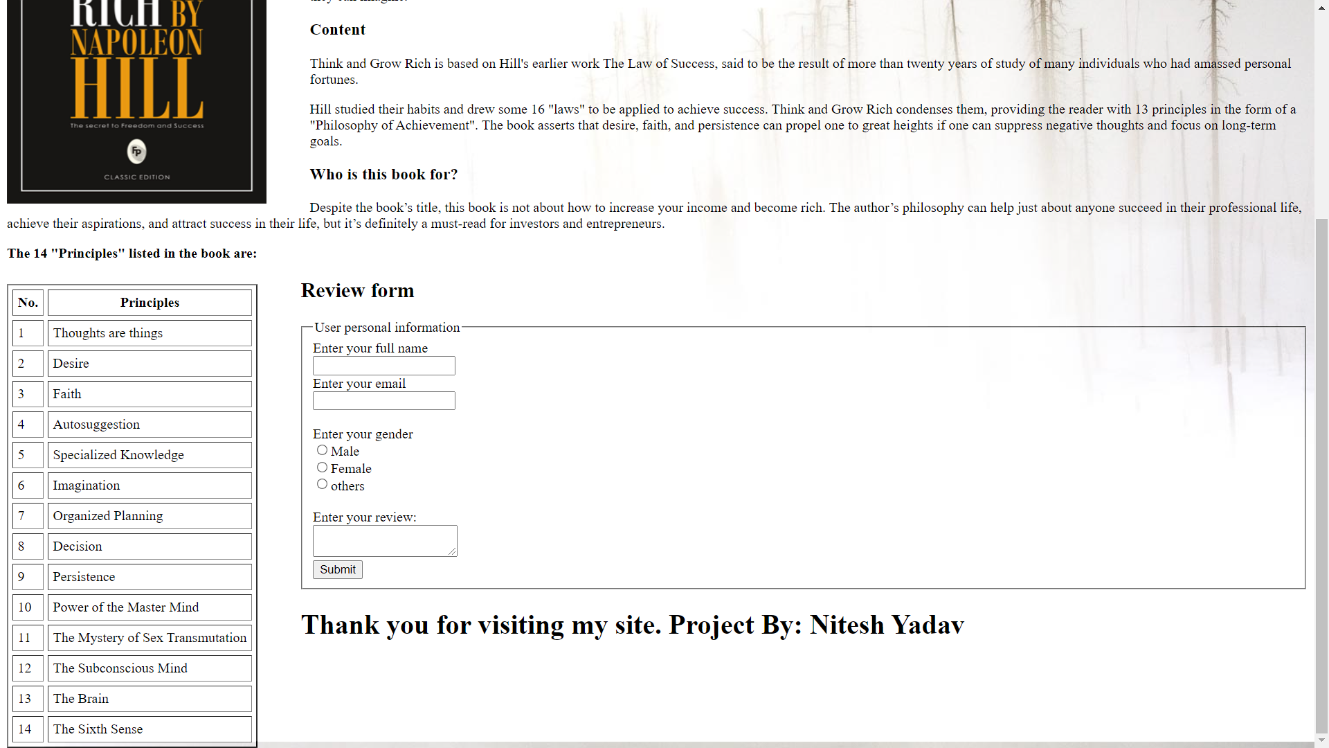 GitHub - nteshxx/MyFavBook: A simple html template · GitHub