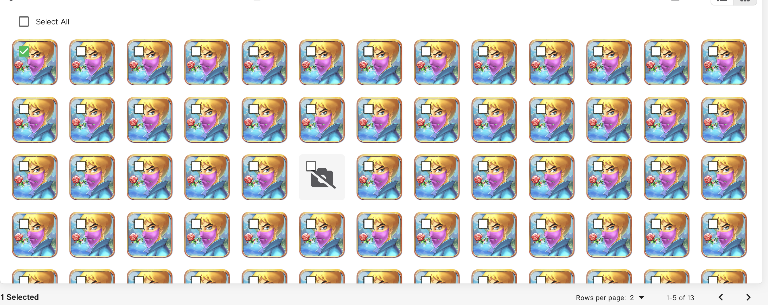 [data grid] add ability to view grid items as tiled image view · Issue
