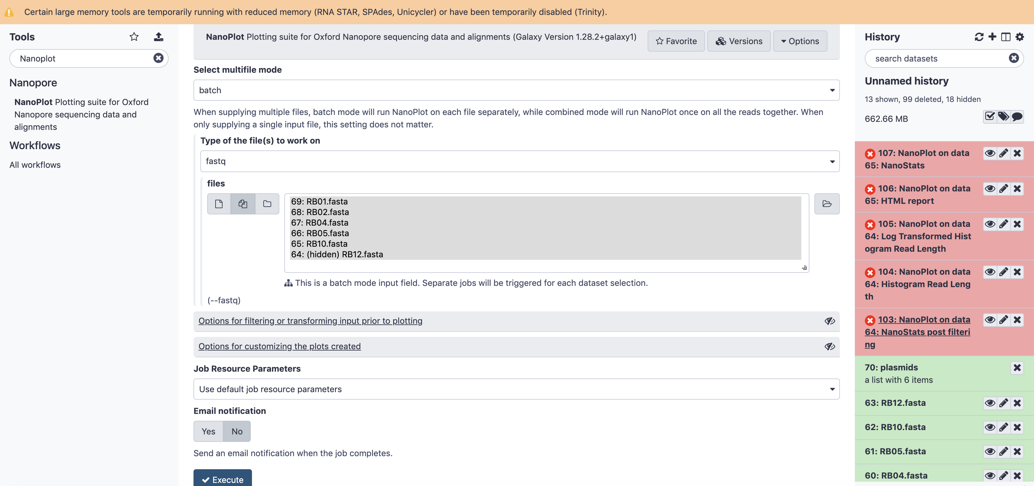 Nanoplot error · Issue #180 · wdecoster/NanoPlot · GitHub