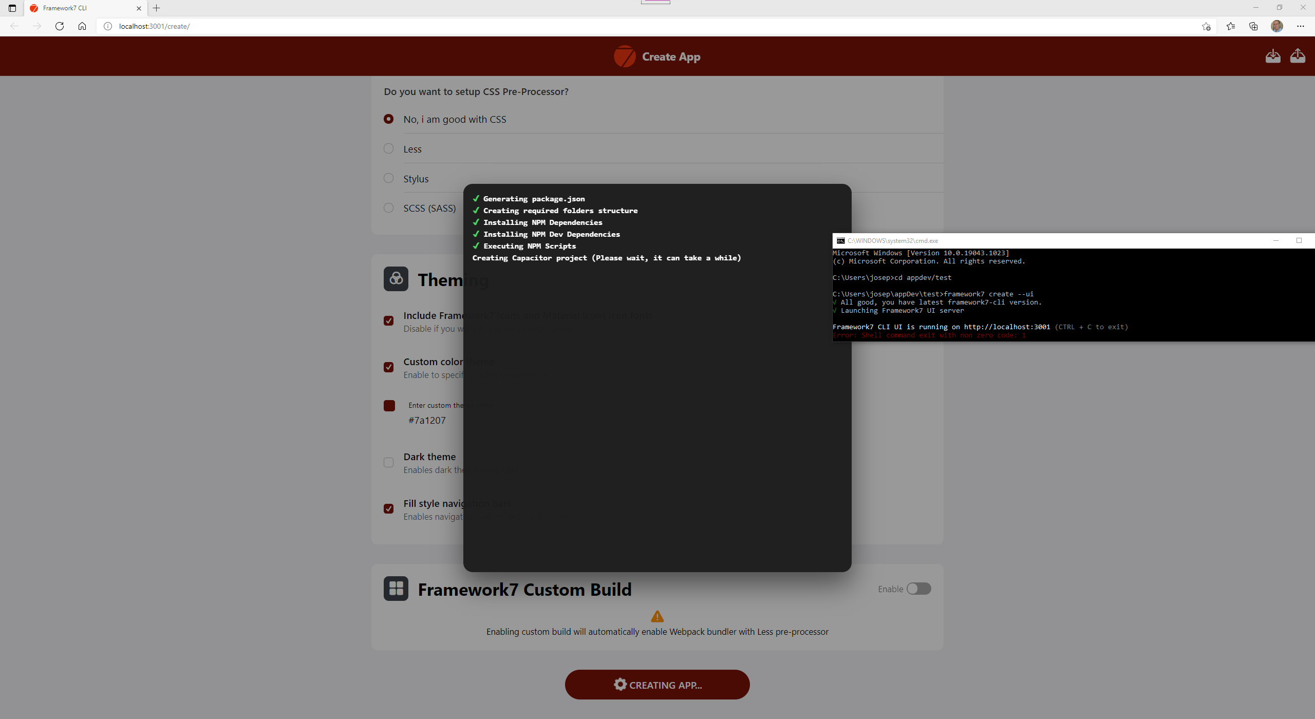 Can't create app with latest Capacitor · Issue #162 · framework7io ...