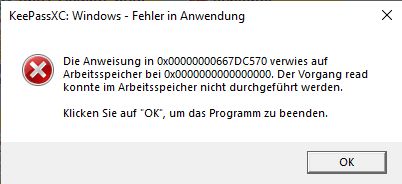 2.5.3 freeze after entering password · Issue #4260 · keepassxreboot ...