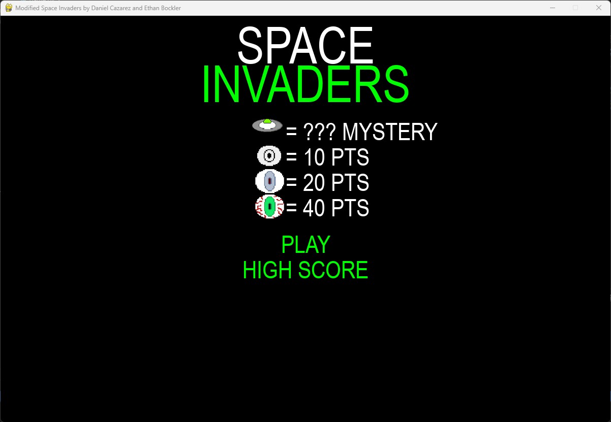 GitHub - danielcaz2200/Space-Invaders: A remake of the classic Space ...