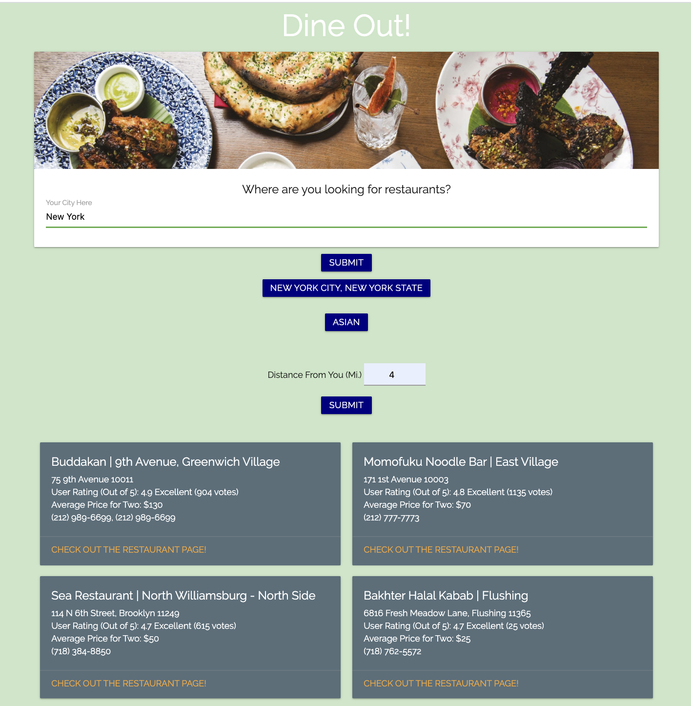 GitHub - TiffanyCasey/Whats-For-Dinner: What's For Dinner gives you ...