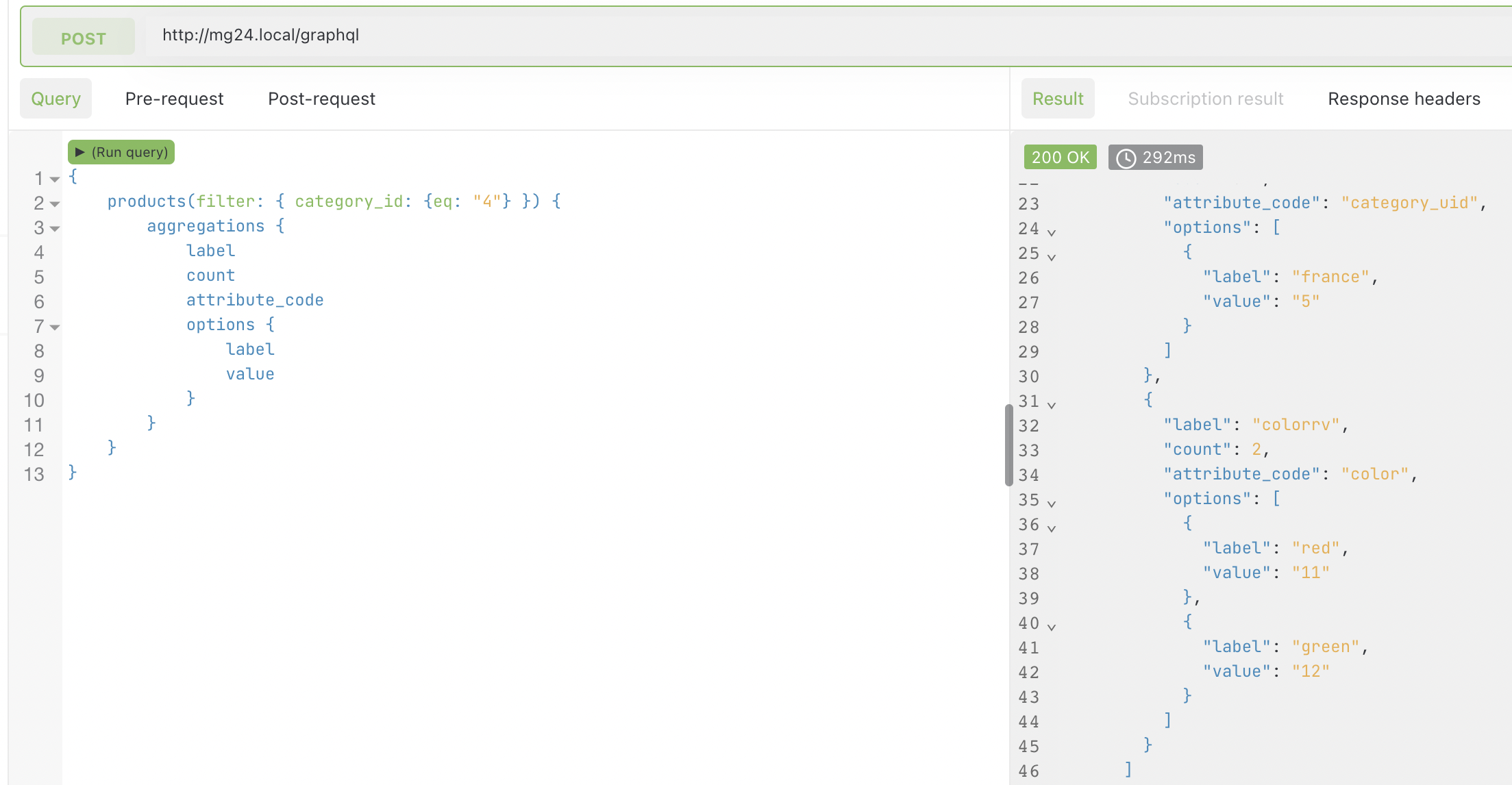GraphQl Get Product Filter By Category display incorrect label · Issue