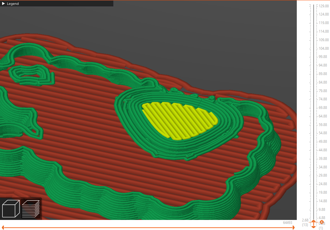 Organic supports - some support elements don't start from first layer ...