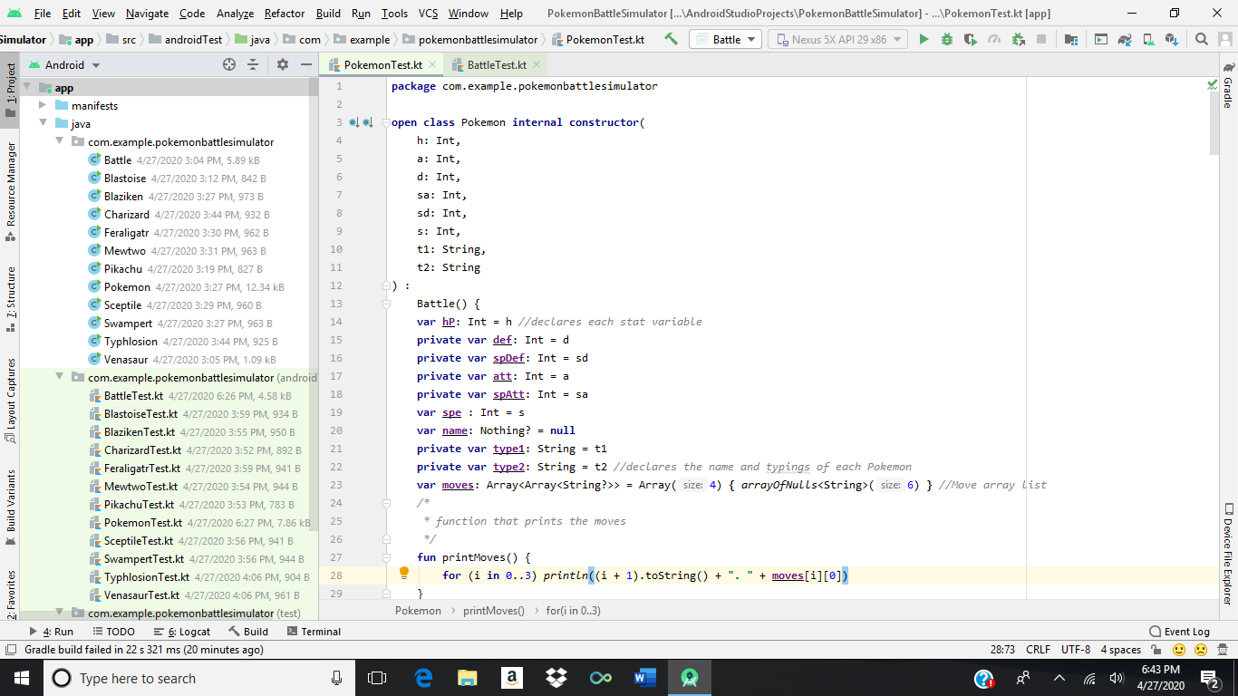 GitHub - MattMontadaSTU/PokemonBattleSimulator: Repository for Final ...