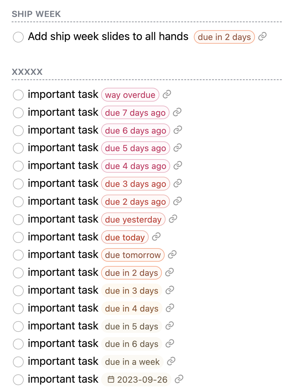 Due date styles · obsidiantasksgroup obsidiantasks · Discussion