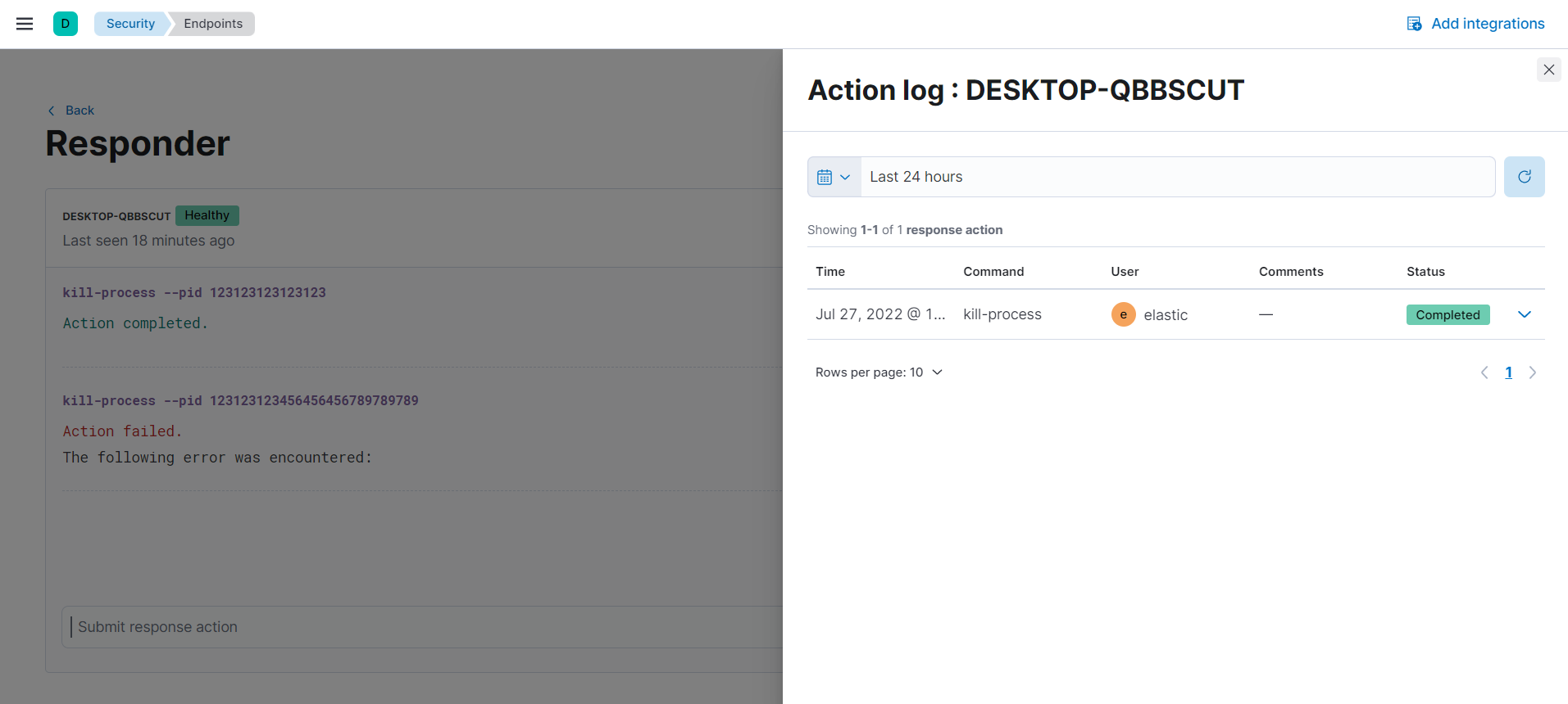 [Security Solution] The error message is not displayed for an incorrect ...