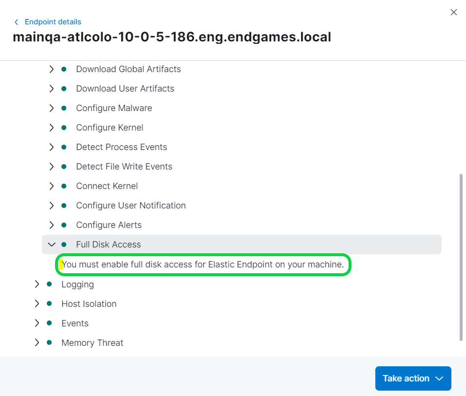 [Security Solution] The message for FDA on mac should be corrected ...