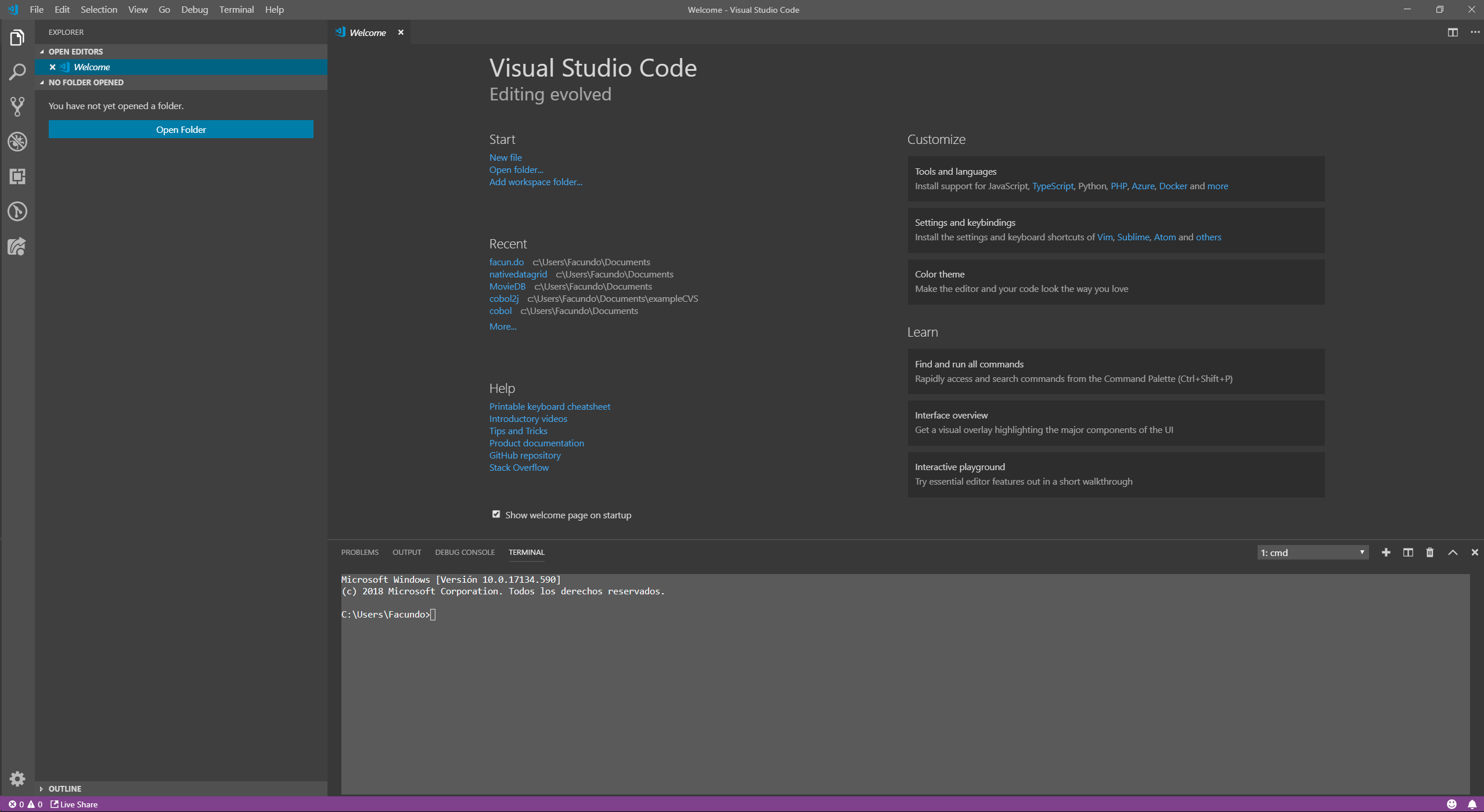 Chỉ với vài bước đơn giản, bạn có thể thay đổi màu nền kỳ lạ của Terminal trong Visual Studio Code. Hãy xem hình ảnh này để biết cách thiết lập các tùy chọn màu sắc tùy chỉnh. Với Visual Studio Code, bạn có thể làm cho mọi thứ trông tuyệt đẹp hơn bao giờ hết.