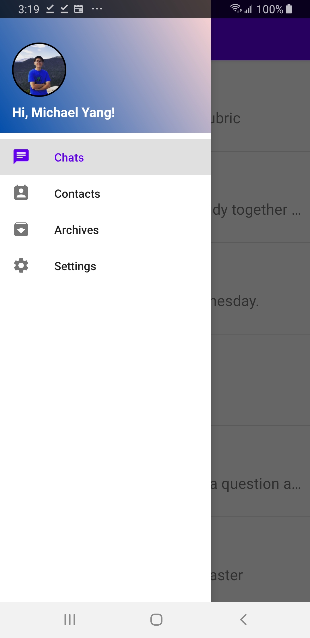 GitHub - michaelyang1/Teachable: A peer to peer messenger application ...