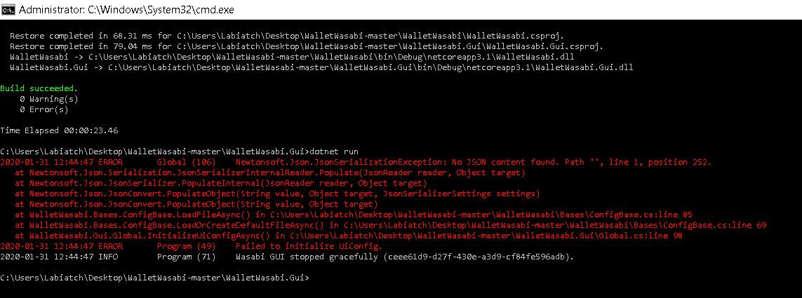 dotnetrestoredotnetbuilddotnetrunCapture