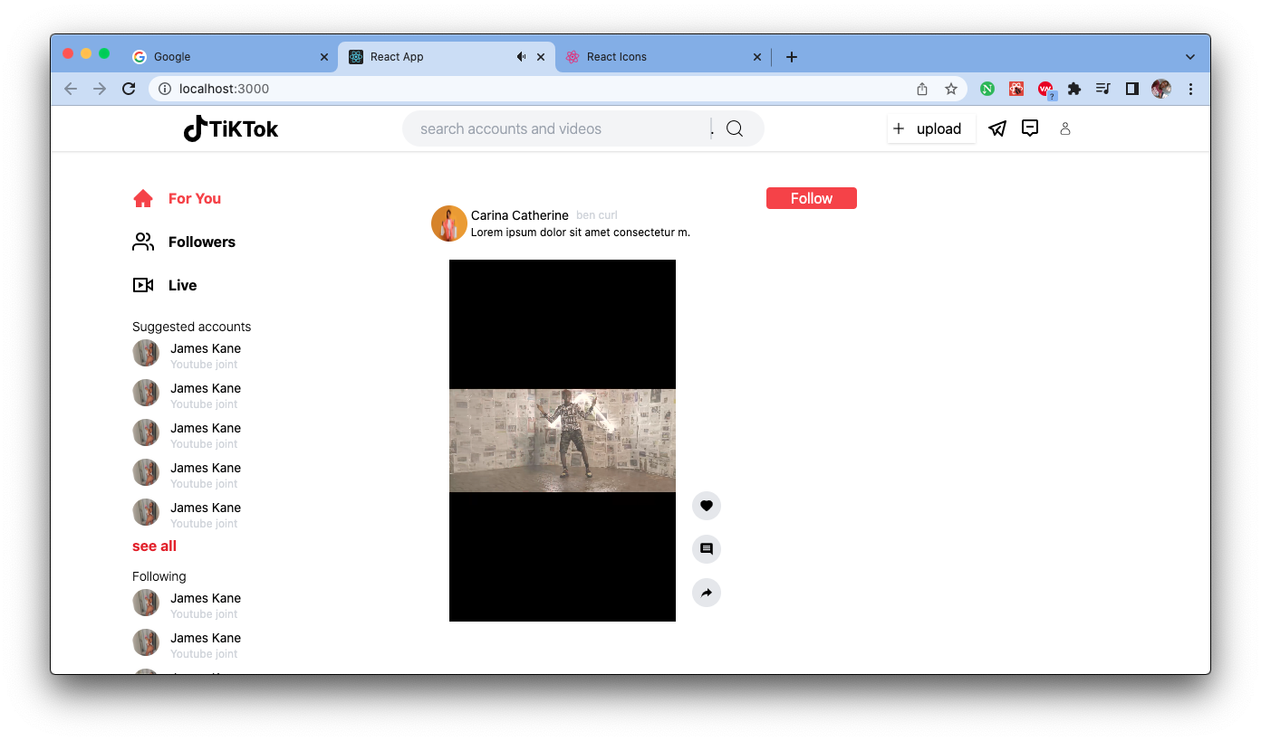 GitHub - D-e-v-N-i-n-j-a/tiktok-clone: React application