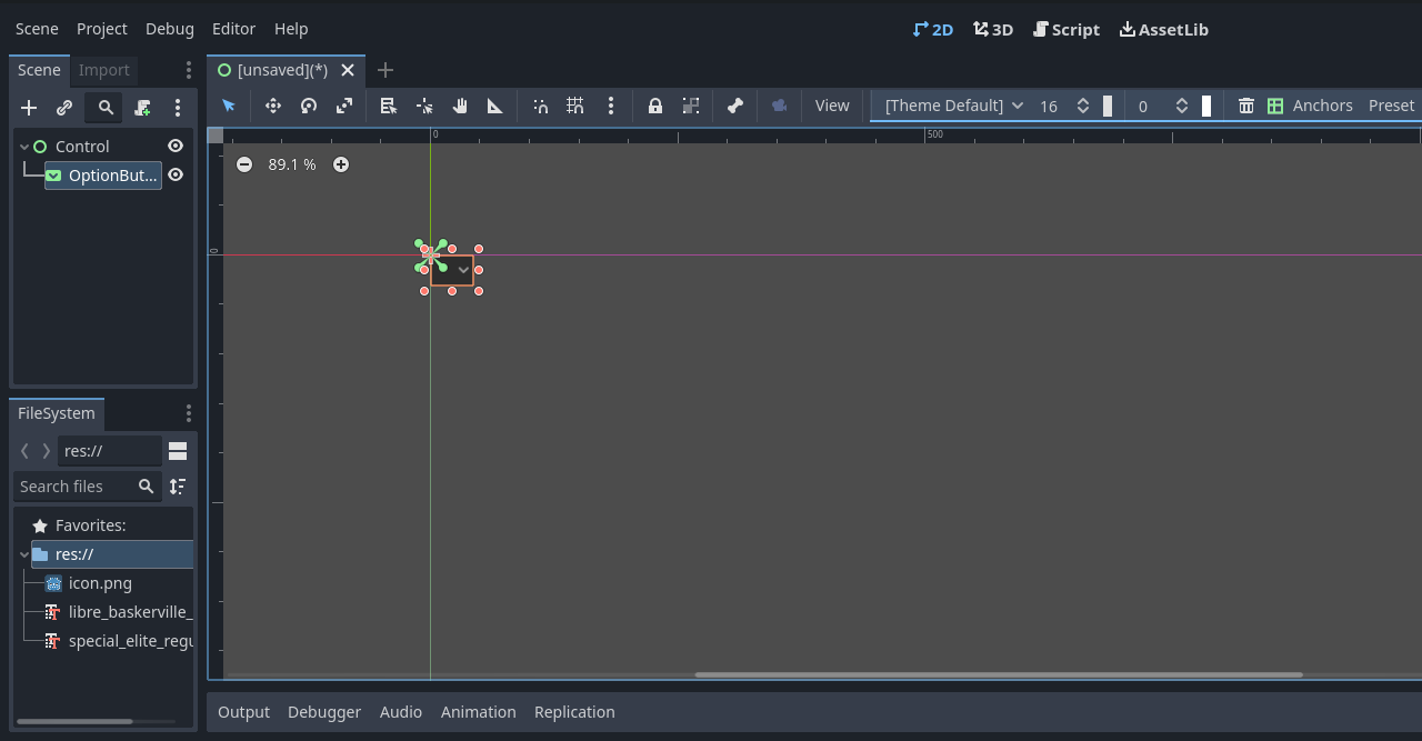 Toolbar for some Control nodes is so wide it makes right dock unsuable ...