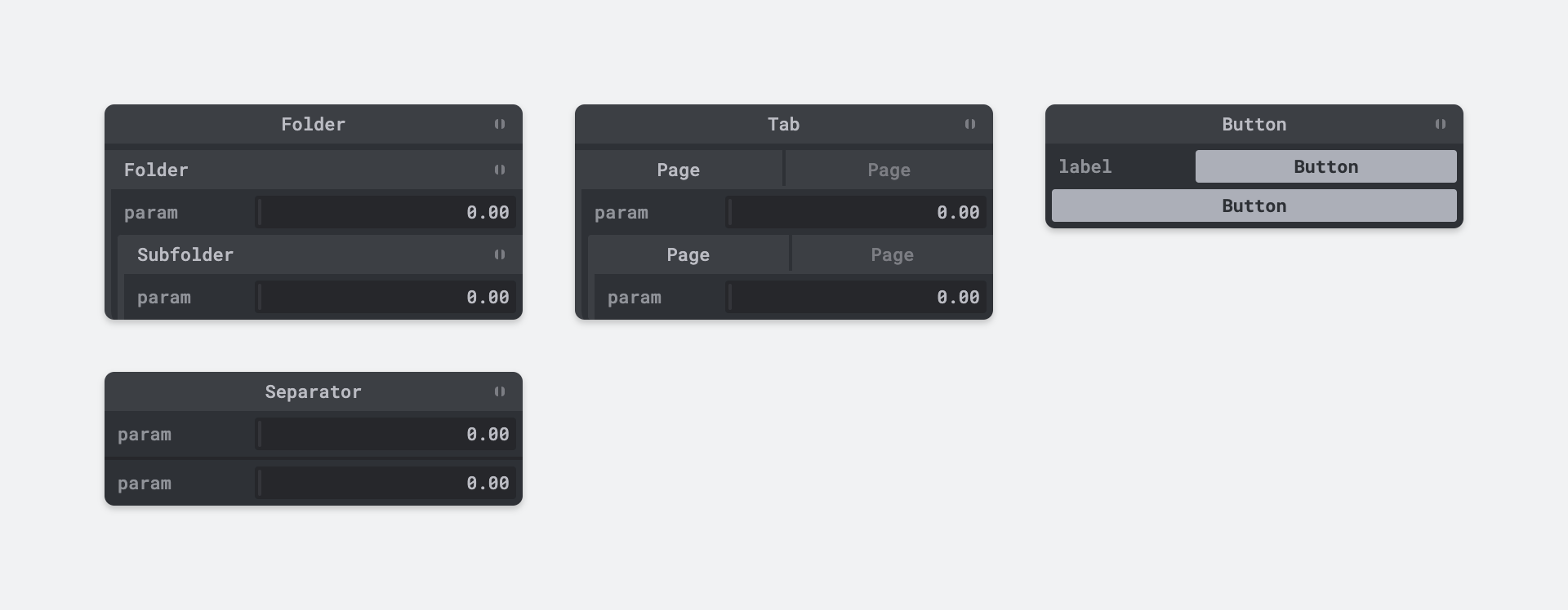 UI components