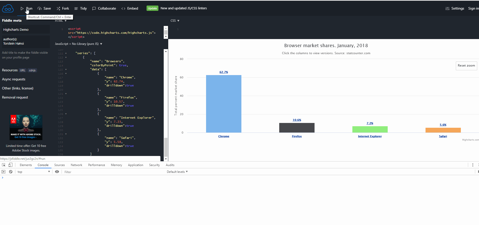 Reset zoom button does not show up when performing zooming after