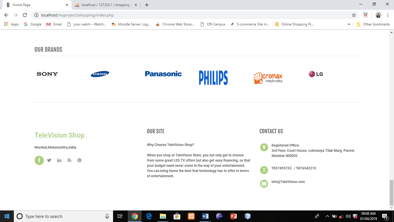 GitHub - sagarghodake/TeleVision: TeleVision an Electronic E-Commerce ...