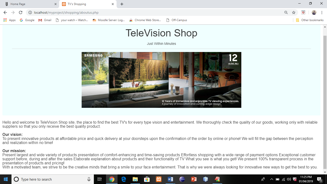 GitHub - sagarghodake/TeleVision: TeleVision an Electronic E-Commerce ...