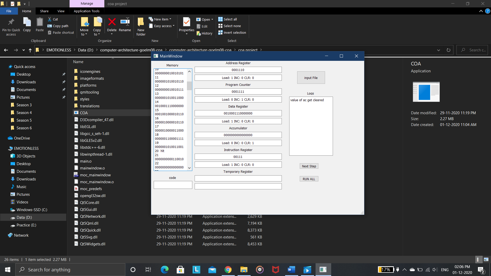 GitHub - GouravSingal-code/AssemblerSimulator: Two-pass assembler & CPU ...