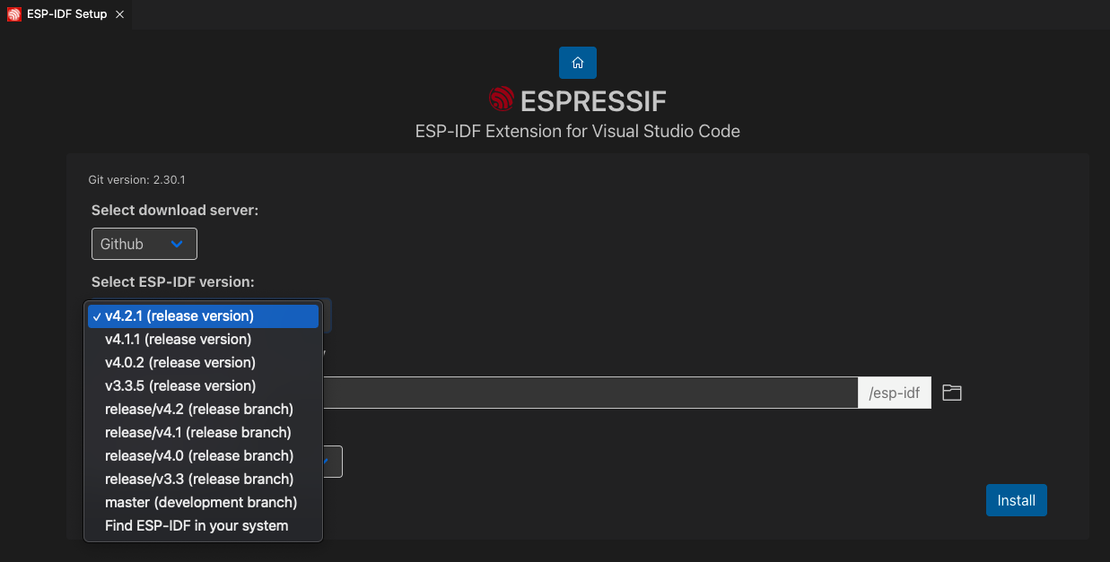 [Feature Request]: Have installer continue with existing ESP-IDF dir ...