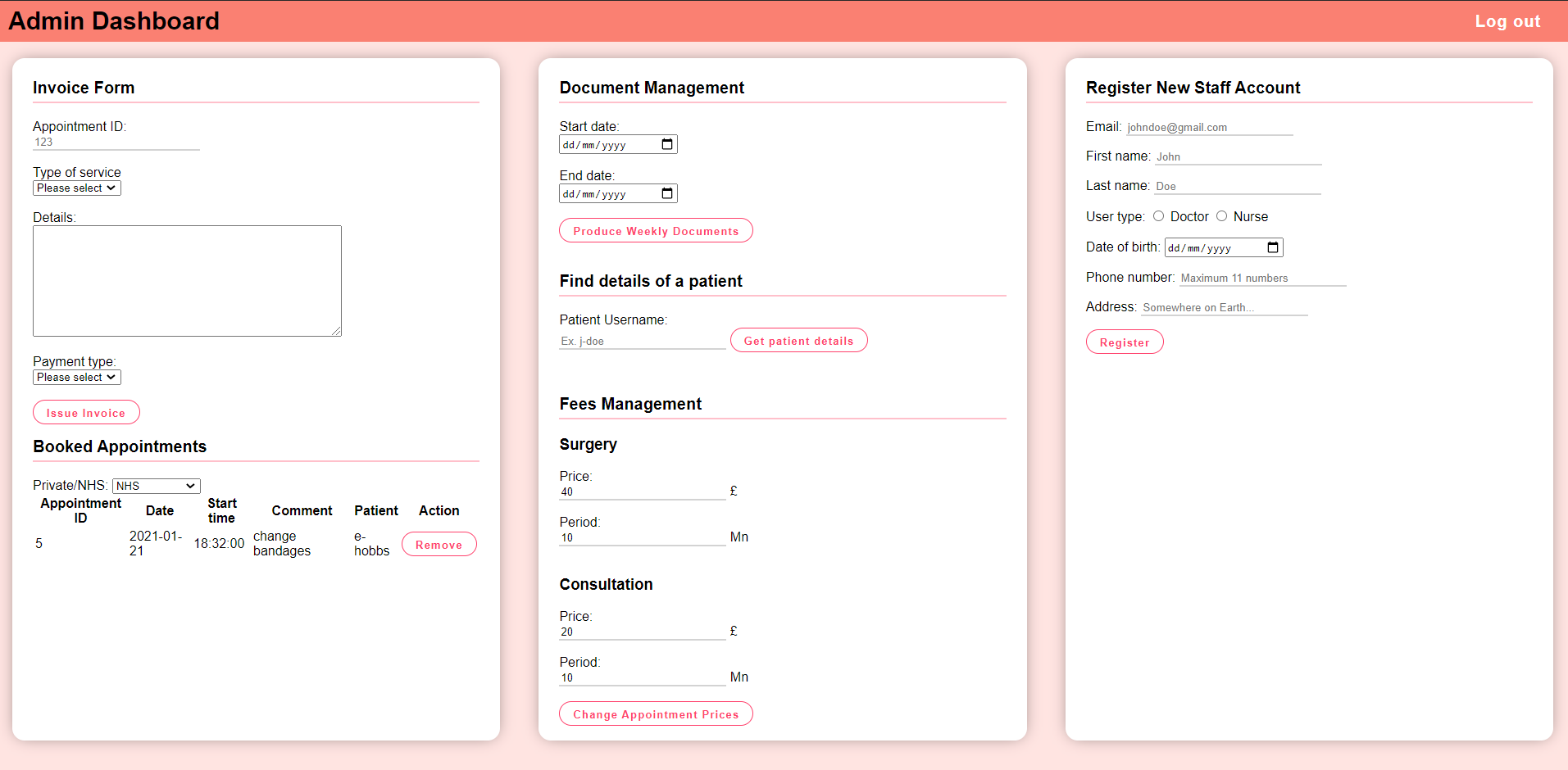 GitHub - basasia/SmartCareWebApplication: Virtual Web Application for a ...