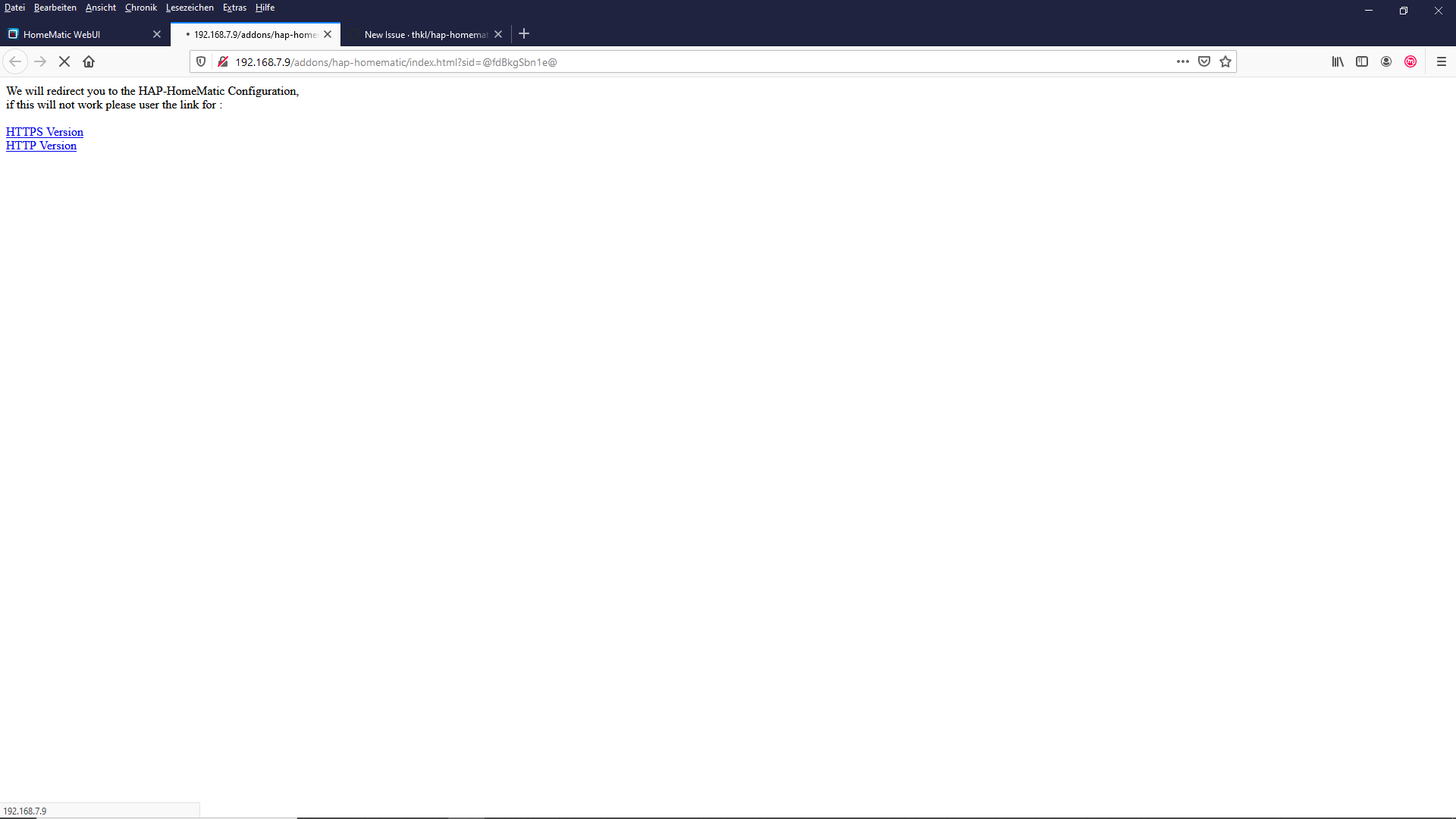 Leider l uft bei mir die installation auf der ccu3 raspberrymatic