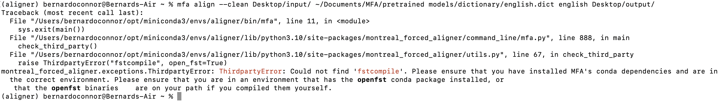 [BUG] Problems installing on MacOS 12.2 M1 with Miniconda · Issue #398 ...