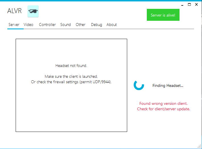 'Headset not found. Make sure the client is launched.' · Issue #587 ...