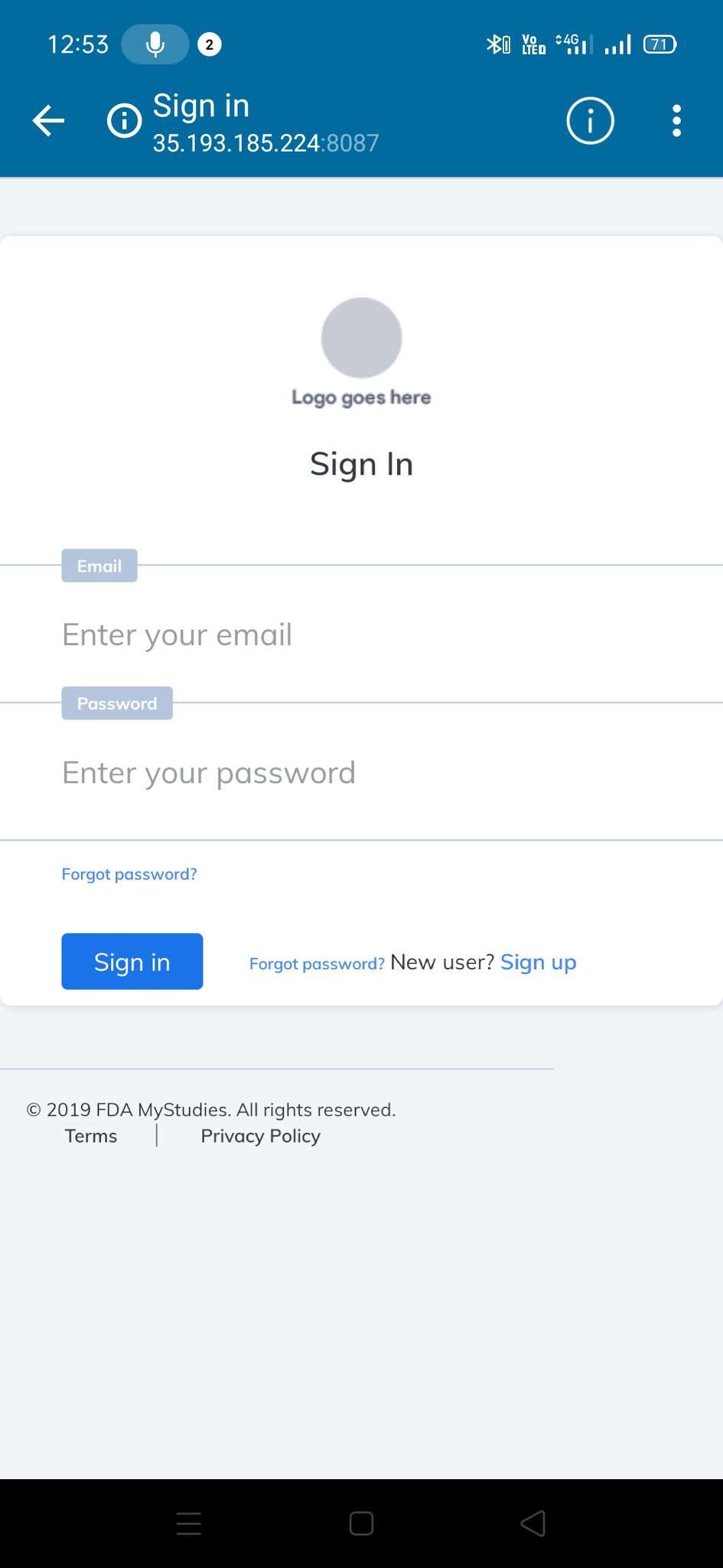 [Mobile apps] Hydra > UI of Signin screen is broken · Issue #1836 ...