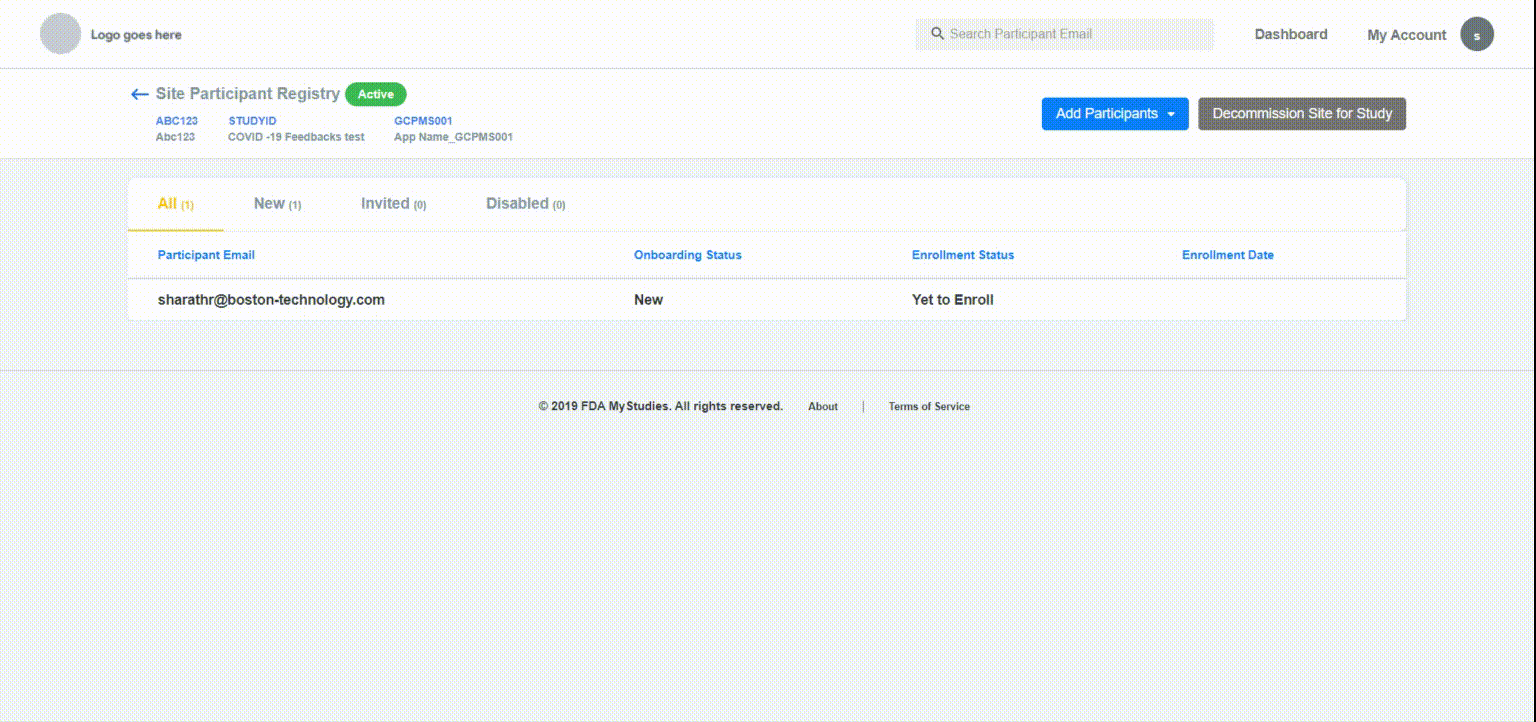[PM] Roles > Study admin with view and Edit > 'You don't have