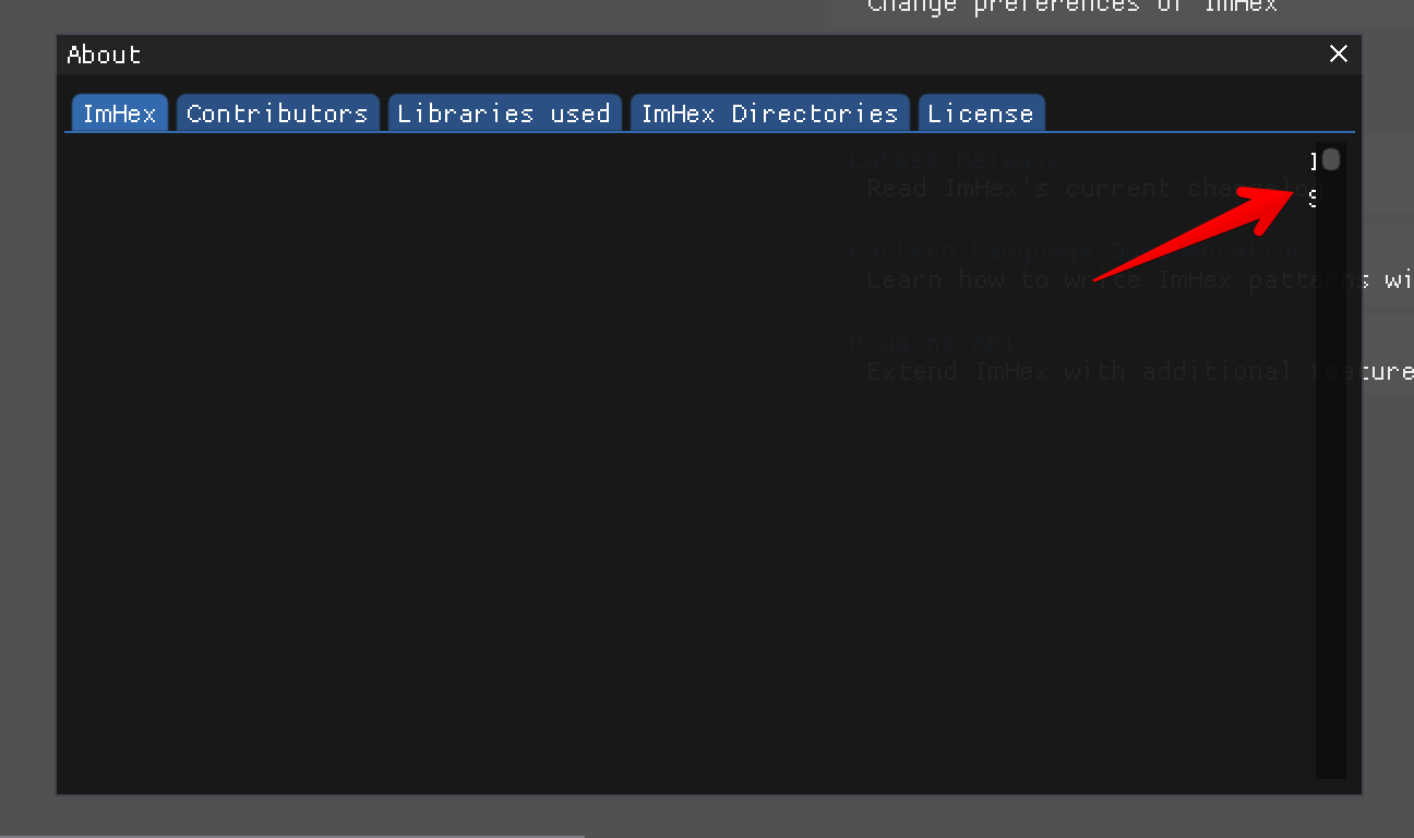 [Bug] Issue with About dialog box · Issue #430 · WerWolv/ImHex · GitHub