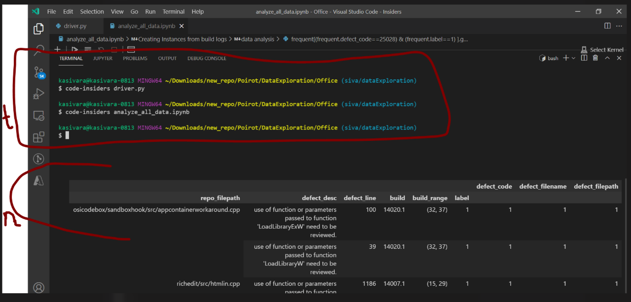 Jupyter Notebook displayed over terminal · Issue #130725 · microsoft ...