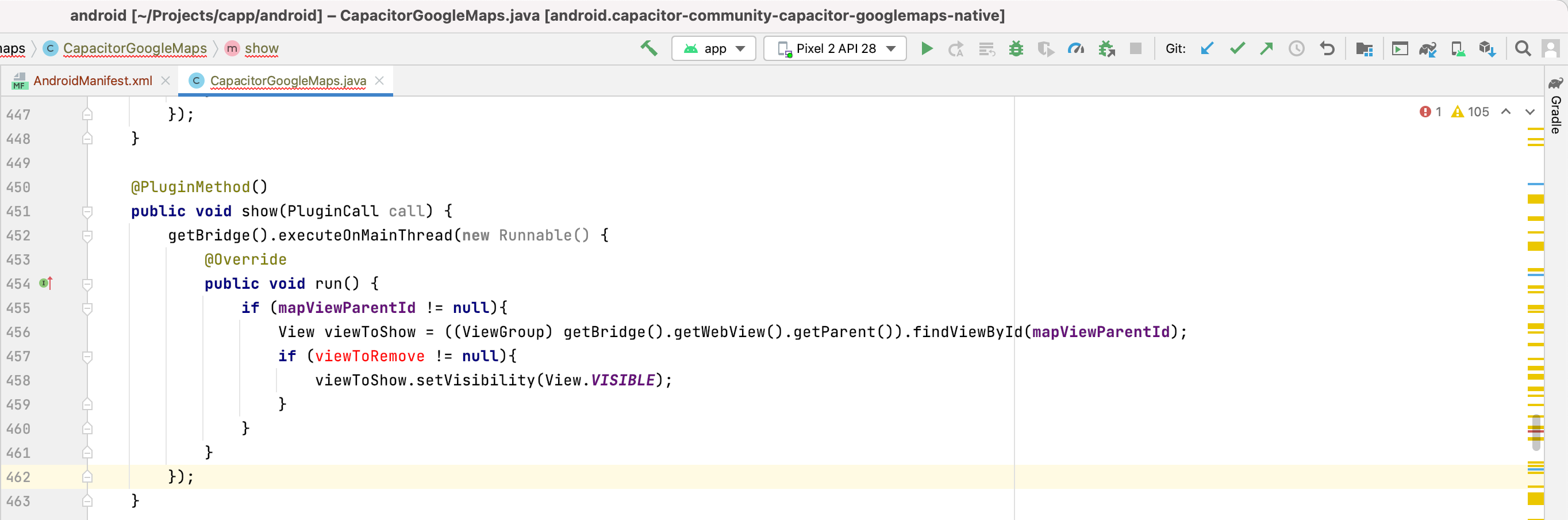 Wrong variable used in node_modules package · Issue 110 · capacitor