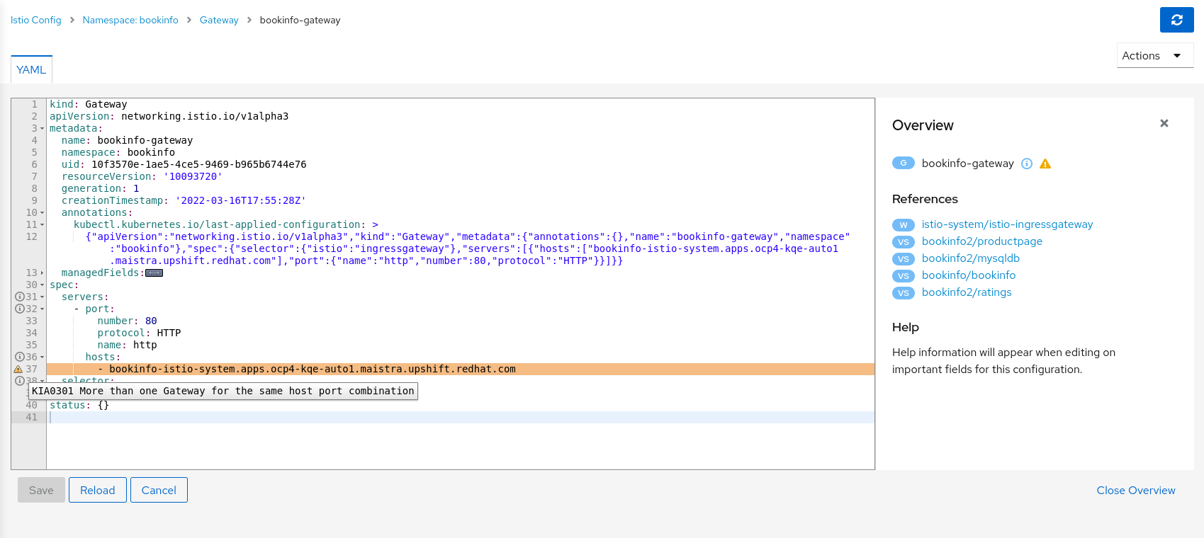 Gateway details warning - Missing validation reference · Issue #4807 ...