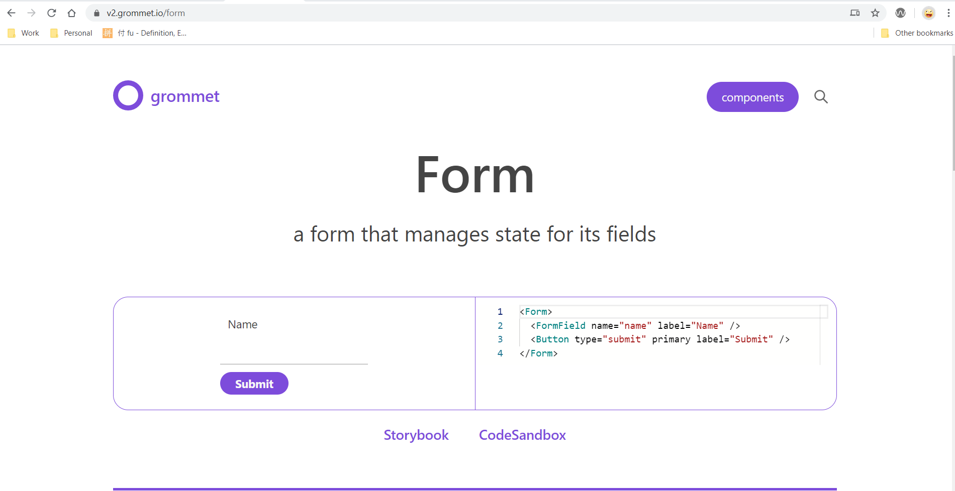 Grommet Forms fail accessibility test ("for" attribute missing from