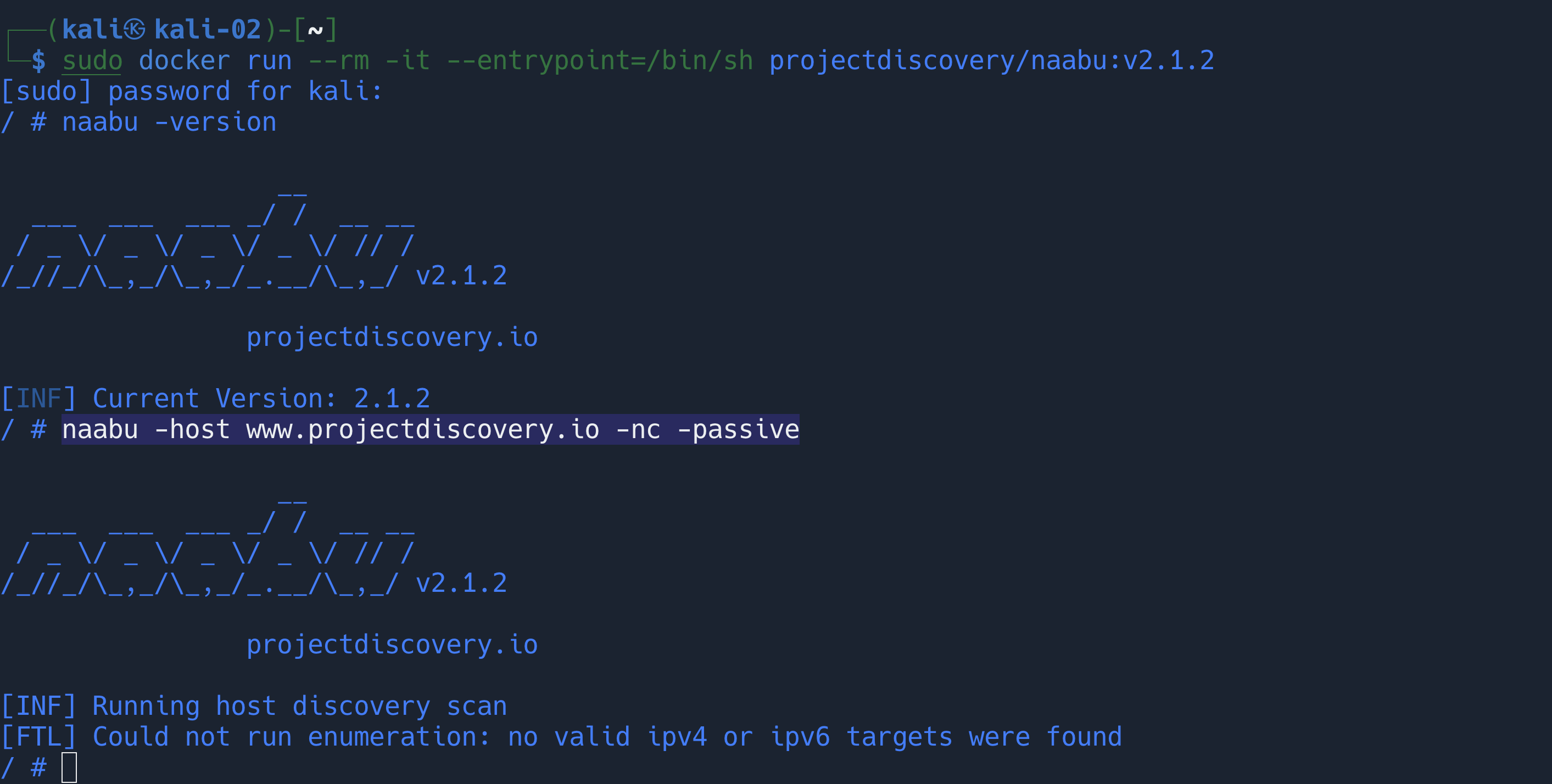 Passive flag not working in Docker container for 2.1.2 · Issue #582 ...
