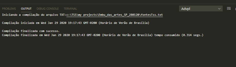 Advpl - Compile TXT list of files - após atualização para appserver ...