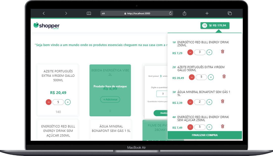 Github mayconcoutinho shopper front shopper