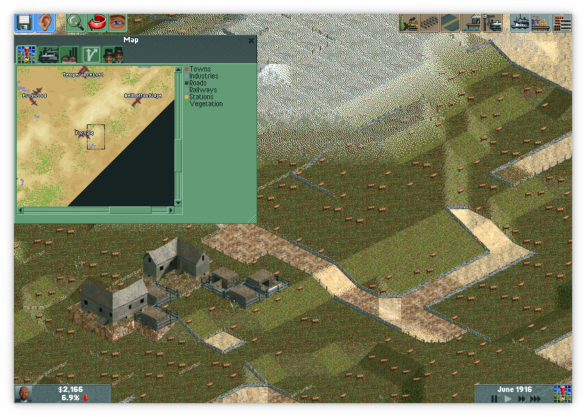 Map window opens with wrong dimensions · Issue 350 · OpenLoco/OpenLoco