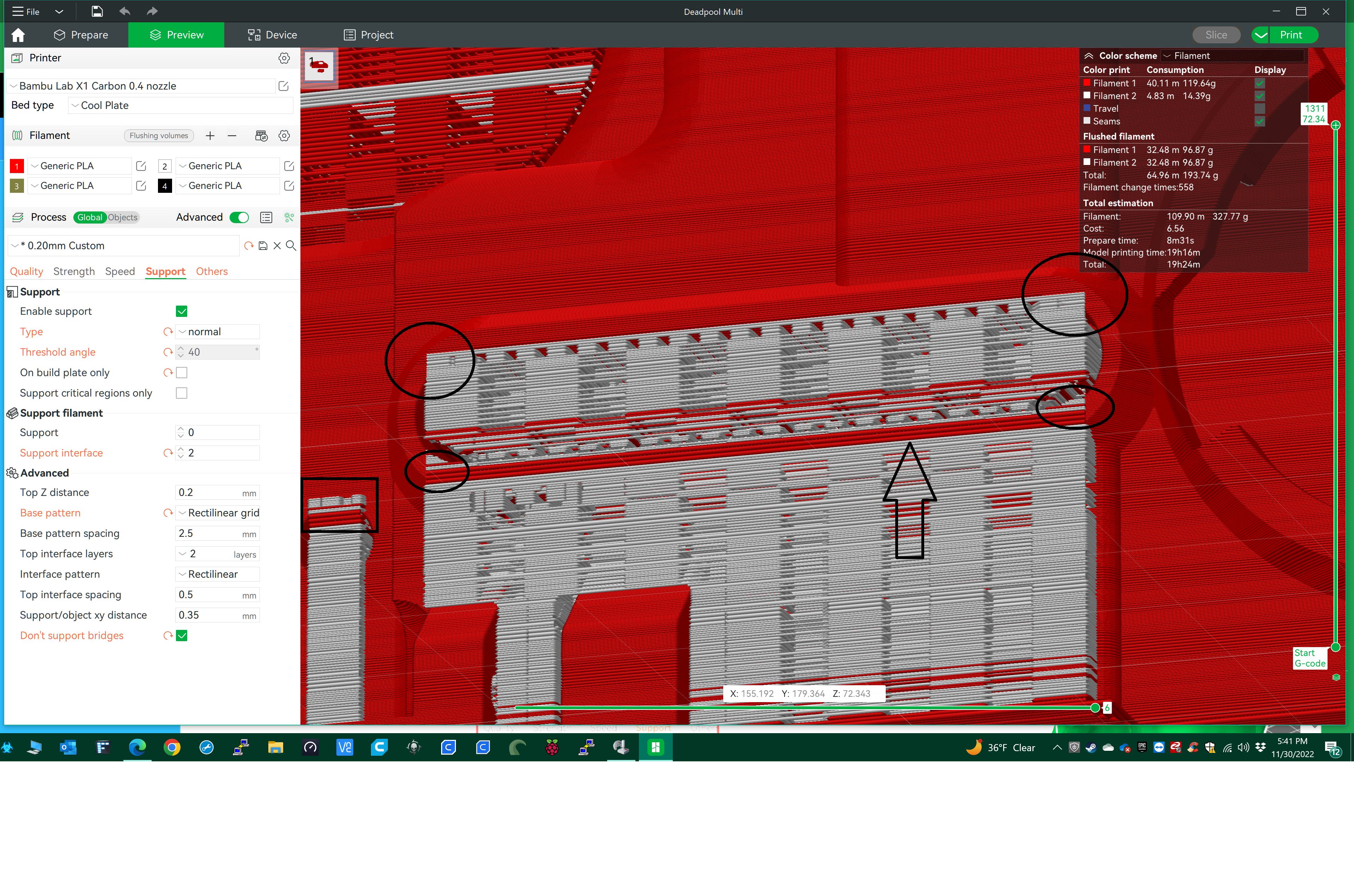 Support blocker does not block. Supports generated anyways · Issue #743 ...