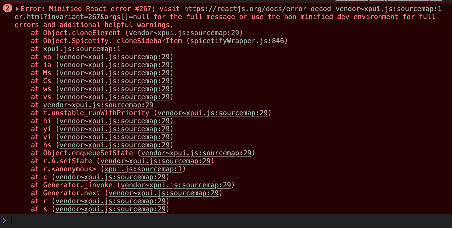React Minified error (And what I've found so far) · Issue #1007 ...