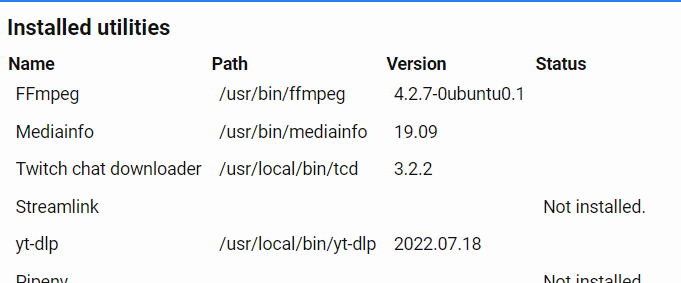 Streamlink binary not found · Issue #263 · MrBrax/LiveStreamDVR · GitHub