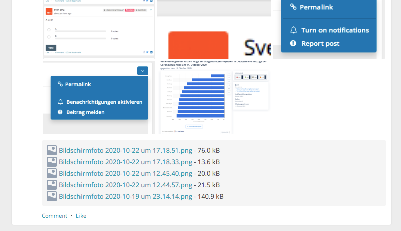 Picture upload list is shown in posts · Issue #4605 · humhub/humhub ...