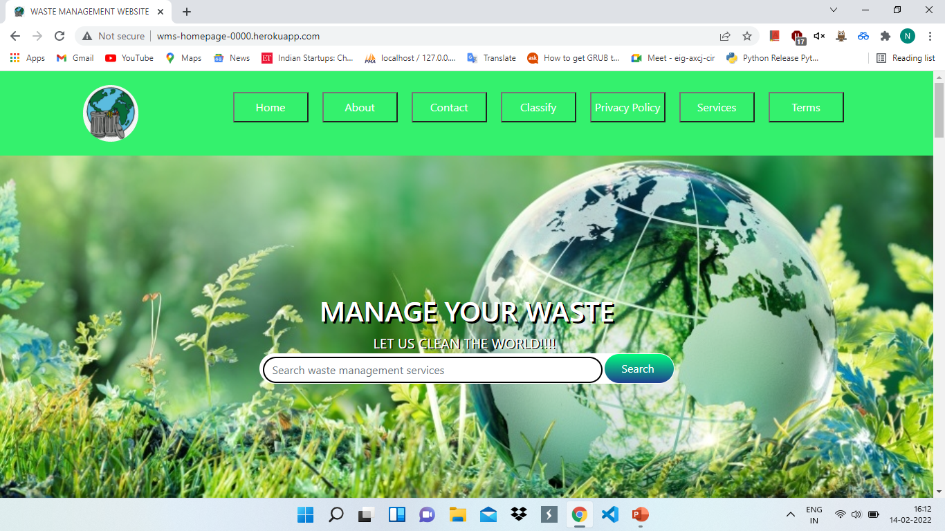 GitHub - naitikjain19/Waste-Management-System: Waste Management System