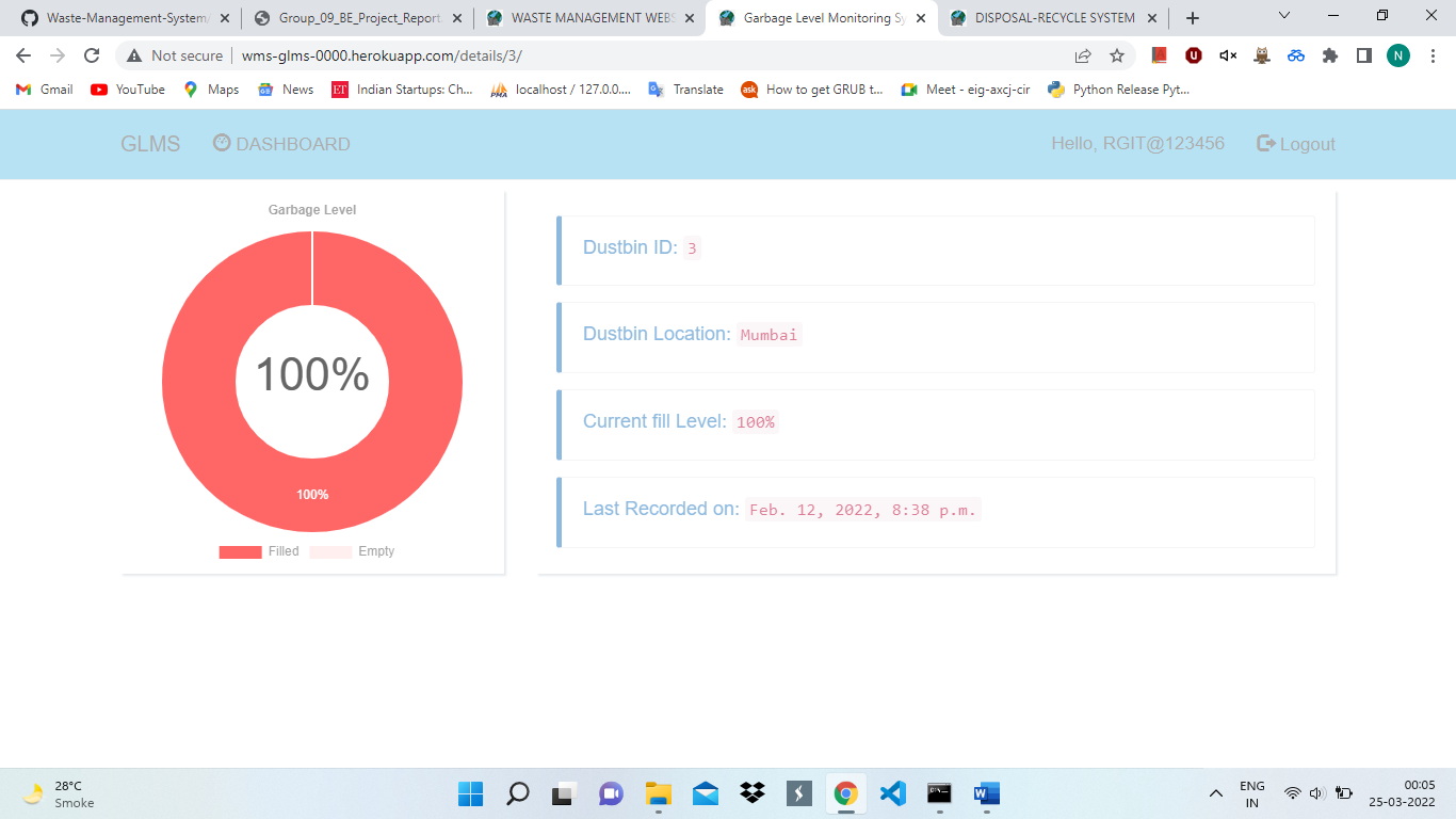 GitHub - naitikjain19/Waste-Management-System: Waste Management System