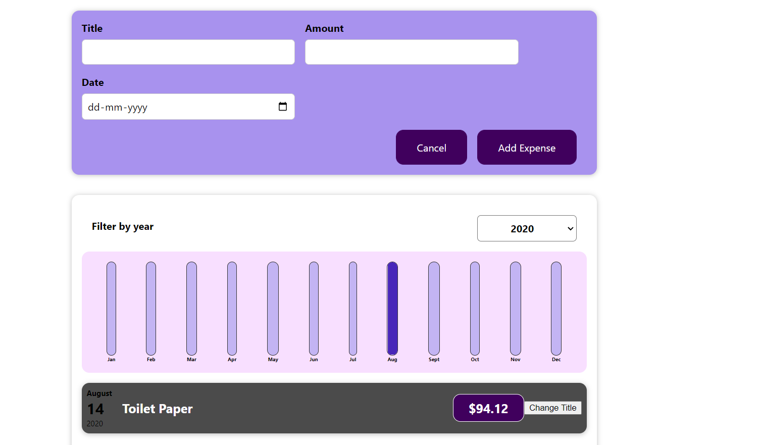 GitHub - baisakhidas11/Expense-Tracker