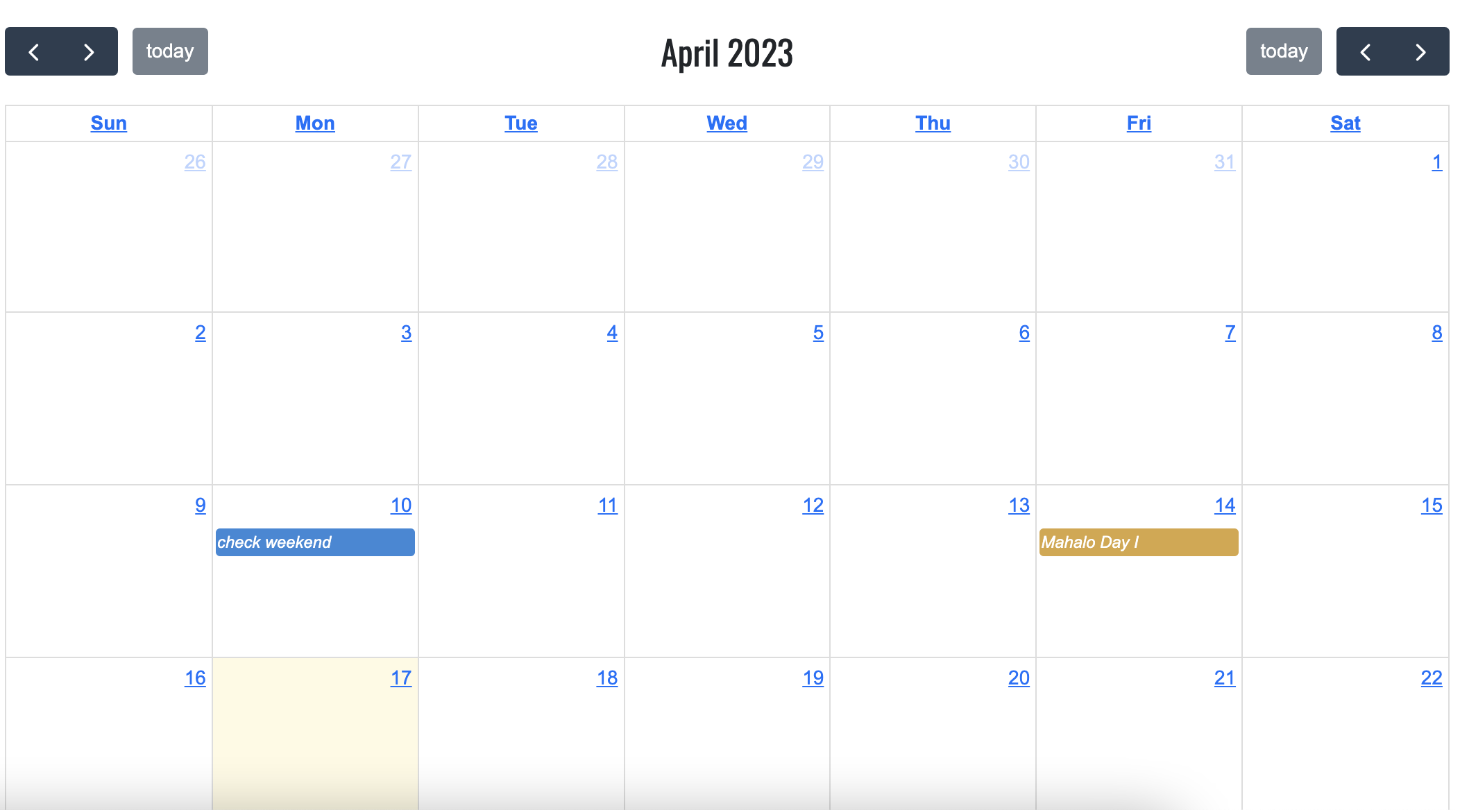 import-check-weekend