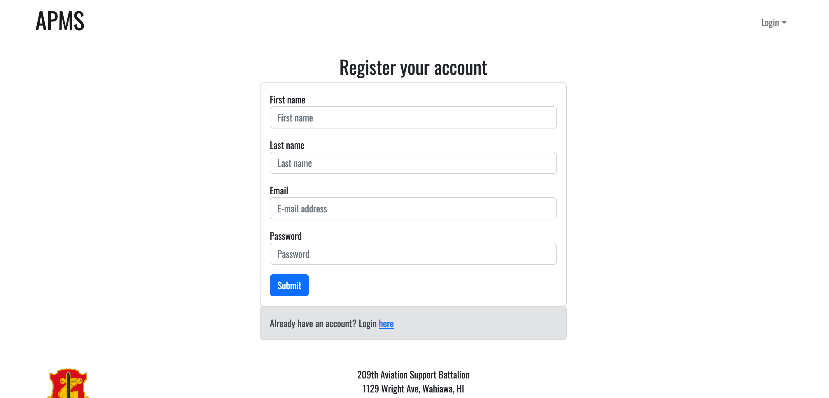 signup