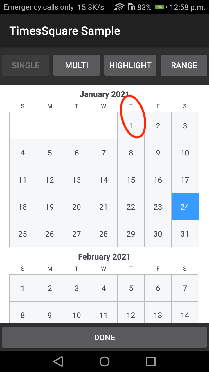 Date and day name of week not correct · Issue #503 · square/android ...
